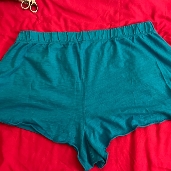 Like-new PINK Summer Lounge Cotton Shorts, Size XXL, Bright Marine Blue - Picture 4 of 5